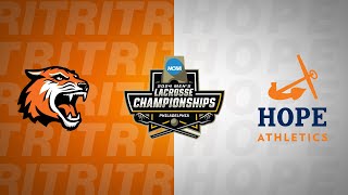 Mens Lacrosse NCAA 2nd Round RIT vs Hope 51024 [upl. by Patnode]