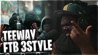 Teeway  From The Block Freestyle  Performance 🎙London 🇬🇧 REACTION [upl. by Aliled]