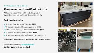 Pre Owned Hot Tubs Sale Oct21 2024 [upl. by Dympha]