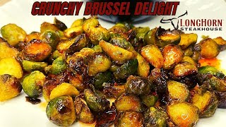 Recreating Longhorns Crispy Brussel Sprouts in an AirFryer You Wont Believe the Crunch [upl. by Lirbaj]