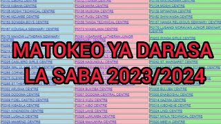 NEW🔴Matokeo Ya Darasa La Saba 20232024 [upl. by Winther]