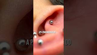 Rook Piercing Snug Piecing e Helix Piercing 💎 bodypiercing piercing [upl. by Lindon]