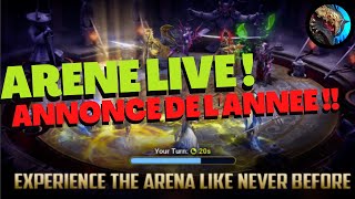 Annonce de lannée   Arène live  RTA RSL  Raid Shadow Legends FR [upl. by Nnayllek]