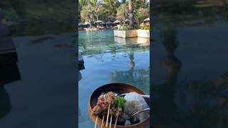 Lunch with nice view in kempinski Bali nature lunch kempinski bali travel [upl. by Yorel]