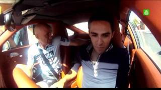 Entrevista a Alberto Contador en su coche con Antonio Lobato [upl. by Ellehcit796]