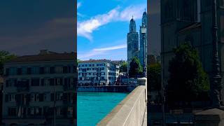 Zurich Switzerland 🇨🇭 Limmat River ytshorts travel switzerland abba [upl. by Tila]