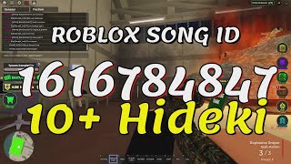 10 Hideki Roblox Song IDsCodes [upl. by Annice259]