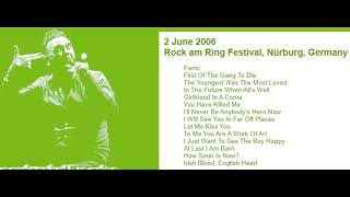 Morrissey  June 2 2006  Nürburg Germany Full Concert LIVE [upl. by Elrod807]