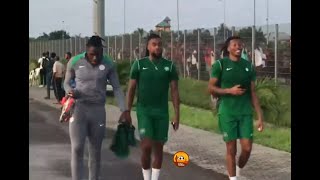 NIGERIA SUPER EAGLES HOLD FIRST TRAINING SESSION IN UYO AHEAD OF FINAL AFCON QUALIFIER VS RWANDA [upl. by Nehepts]