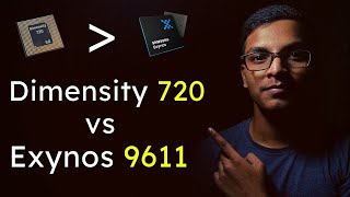 DIMENSITY 720 5G vs EXYNOS 9611 PUBG Test  Antutu v8 Geekbench 51 Which one is better Hindi [upl. by Yenal110]