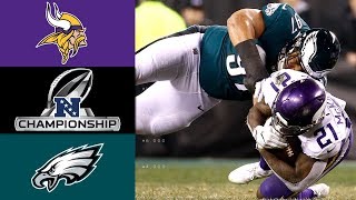 Vikings vs Eagles  NFL NFC Championship Game Highlights [upl. by Reinold890]