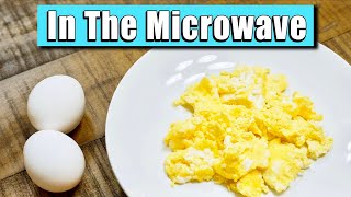 How To Make Scrambled Eggs in the Microwave [upl. by Eicul]