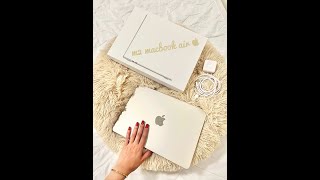 MacBook Air M2 STARLIGHT  ASMR Unboxing 2022  [upl. by Absalom]