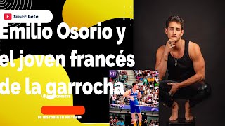 Emilio Osorio y el deportista francés de la garrocha [upl. by Nivi820]