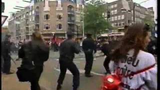 Politie geweld in Amsterdam part 1 politie hufters police bastards [upl. by Einahteb]