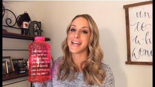 HydroMATEUSAcom Motivational Water Bottle Review [upl. by Nolyaj107]