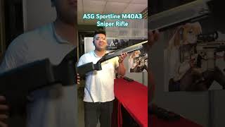 ASG Sportline M40A3 Sniper Rifle airsoft airsoftgi gaming milsim sniper rifle shorts short [upl. by Yerfdog]