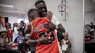 Boosie gives his son RayRay 5K a chain and Rolex for his 13th birthday [upl. by Etsirhc186]