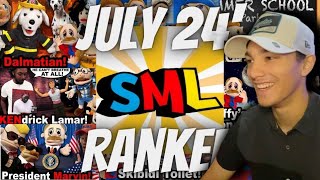 SMN’s SML July 2024 Ranked Reaction [upl. by Torrence437]