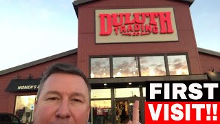 DULUTH TRADING COMPANY STORE VISIT REVIEW VLOG [upl. by Sukramaj]