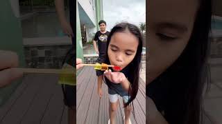 Cute kid and baby eat jelly ❤️🌈✅👧🏻🤣😱🚀👶🏻 [upl. by Eboj]