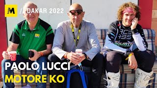 Dakar 2022 Paolo Lucci rompe il motore nella tappa 8 [upl. by Lleon674]