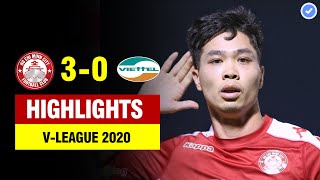 Highlights CLB TP HCM 30 Viettel  Công Phượng hóa Messi ghi tuyệt phẩm nổ tung sân Thống Nhất [upl. by Anders]