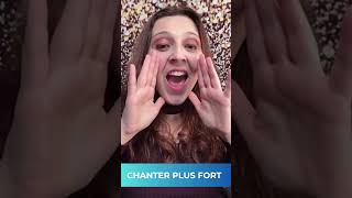 Exercice SIMPLE pour chanter FORT en voix de poitrine youtubeshortscoursdechant [upl. by Benildas]