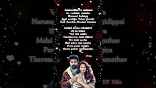 Hey Minnale Song Lyrics WhatsApp Status 💕💘🎶shorts trending amaran [upl. by Esiahc]