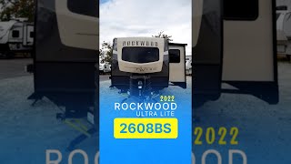 Speed Tour  2022 Forest River Rockwood 2608BS Luxury Ultra Lite Travel Trailer at Southern RV [upl. by Ulita7]