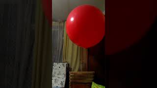 Big red helium balloon [upl. by Chelsae]