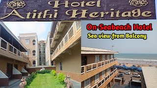 Budget friendly Sea Beach Hotel Puri ❤️  AtithiHeritage Puri PuriHotels PuiSeaBeachHotel [upl. by Wilona]