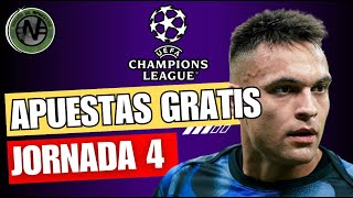 Apuestas Champions League 2024 Jornada 4 Pronósticos deportivos Champions League ⚽ 💰 [upl. by Dorie194]