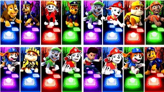 Paw patrol  Ryder All video Megamix 🆚 Skye 🆚 Chase 🆚 Marshall 🎶Tiles Hop EDM Rush [upl. by Schwarz916]