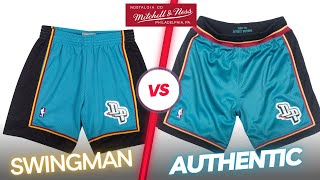 Mitchell amp Ness Swingman Shorts VS Mitchell amp Ness Authentic Shorts  Whats the Difference [upl. by Ayekal]