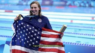 Katie Ledecky Wins Gold A Historic Moment at the Paris Olympics breakingnews todaynews [upl. by Pharaoh]