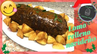 Lomo de Res Relleno al Horno en Salsa 🥩😋 [upl. by Vaientina]