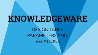 Design table in CATIA explained parameters relations and design table explained in detail [upl. by Tedi]