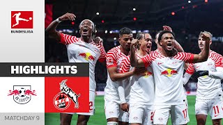 RB Leipzig  1 FC Köln 60  Highlights  Matchday 9 – Bundesliga 202324 [upl. by Gian]