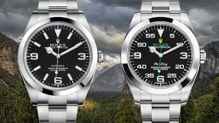 WHAT IS THE DIFFERENCE Rolex Explorer vs Rolex Air King [upl. by Vadim]