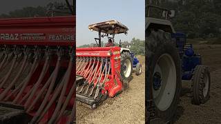 Super seader Gurbaj company🌾 no vibration farming farmtrac driver growmyaccount [upl. by Ruosnam]