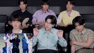 BTS React to Jungkook Dreamers Performance Fifa Opening Ceremony Qatar 2022 World Cup Live reaction [upl. by Nilkcaj]