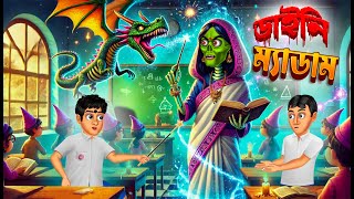 ডাইনি ম্যাডাম। । Daini Madam। Bengali Horror Cartoon  Khirer Putul 😱 [upl. by Aramanta721]