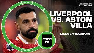 UNEXPECTED LiverpoolAston Villa result Reacting to the Premier League matchup  ESPN FC [upl. by Vinita96]