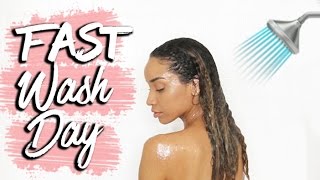 My FASTER Wash Day Routine For Curly Hair [upl. by Peggi]