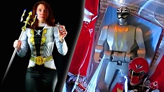 Super Megaforce Silver Ranger Halloween Costume Review Power Rangers [upl. by Osbourne]