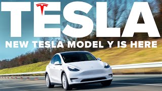 NEW Tesla Model Y Is HERE  Its Not What You Think [upl. by Leahcimluap]