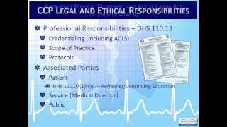 Critical Care Paramedic 3 MedicalLegal and Ethical Aspects [upl. by Timmy]