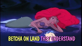 The Little Mermaid  Part Of Your World  Sing Along Song with on Screen Lyrics  Disney [upl. by Sauncho]