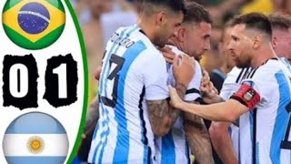 brésil vs Argentine résumé éliminatoires coupe du monde 2026 [upl. by Nessej627]